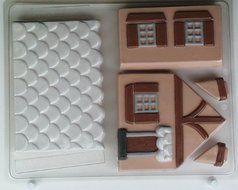 Traditional 3-D house AO035 All Occasion Chocolate Candy Mold