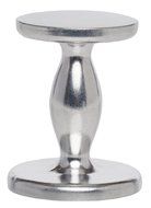 HIC Two Sided Espresso Tamper, 50mm and 55mm base, Silver N2