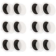 Theater Solutions CS8C In Ceiling 8" Speakers Surround Sound Home Theater 6 Pair Pack 6CS8C