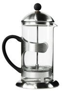 iCoffee Stainless Steel and Clear Glass Large French Press, 33.8 Ounce - Red N2