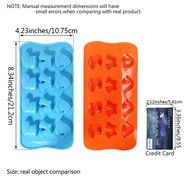 Candy Making Molds, 2PCS YYP [12 Cavity Christmas Hat Shape Mold] Silicone Candy Molds for Home Baking - Reusable... N5