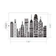 ART Kitchenware Skyscrapers Stencil for Cake Decorating Cake Border Decoration Mold ST-865-3 Color Beige N3