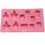 Funshowcase Large SpongeBob Cartoon Inspired Fondant Silicone Pastry Candy Mold for Cake Decoration, Cupcake Decorate...