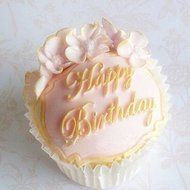 Genenic Lace Chocolate Fondant Mold Mould Cake Decorating Happy Birthday N6