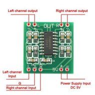 RioRand Mini 5V Audio Digital Amplifier Board 2 Channel Stereo Amp 3W+3W N3