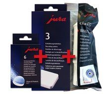 Descalling + Cleaning Tablets for Jura-Capresso Automatic Coffee and Espresso machines + Jura Claris White Combo...