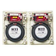 White 2-Way 6" inch 120 Watts 120W 6 Ohms In-Wall Home Theater Speaker (pair) N2