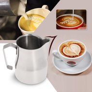 Anself Stainless Steel Professional Milk Frothing Pitcher Milk Foam Container Espresso Measuring Cups N6
