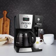 Mr. Coffee BVMC-DMX85 12-Cup Programmable Coffeemaker with Integrated Hot Water Dispenser, 16-Ounce, Black/Chrome N12