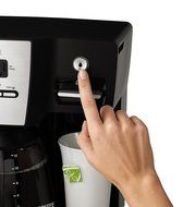Mr. Coffee BVMC-DMX85 12-Cup Programmable Coffeemaker with Integrated Hot Water Dispenser, 16-Ounce, Black/Chrome N13