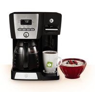 Mr. Coffee BVMC-DMX85 12-Cup Programmable Coffeemaker with Integrated Hot Water Dispenser, 16-Ounce, Black/Chrome N16