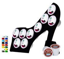 Marketing Holders High Heel Acrylic 9-Slot Keurig K-Cup Holder (Solid Yellow) N3
