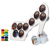 Marketing Holders High Heel Acrylic 9-Slot Keurig K-Cup Holder (Solid Yellow) N4