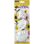 PME Plunger Cutters, Veined Sunflower Daisy and Gerbera, 3-Pack N4