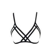 Underwear, PHOTNO Women Alluring Harness Bra Elastic Cage Bra Strappy Hollow Out Bra Bustier N7