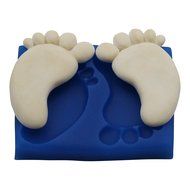 First Impressions Molds B228 Silicone Mold, Medium Baby Feet
