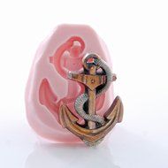 Ship's Anchor Silicone Mold Food Safe Fondant, Chocolate, Candy, Resin, Polymer Clay, Jewelry, Craft Mold N2