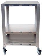 Cadco OV-HDS 2-Oven Heavy-Duty Stand with Wheels for Half or Quarter Size Cadco Ovens, Stainless