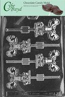 Cybrtrayd A038 Moose Lolly Chocolate Candy Mold with Exclusive Cybrtrayd Copyrighted Chocolate Molding Instructions