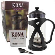 KONA French Press Coffee Tea & Espresso Maker, Black 34oz Teapot N6