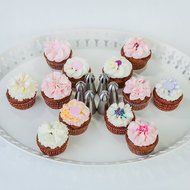 New Ball Tip, Russian Sphere Icing Nozzles. 8 pc Set for Decorating Cupcakes and Pastries N3