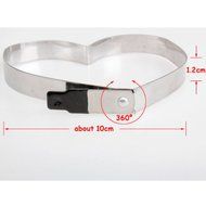 ACE Kitchen Heart Shaped Cook Fried Egg Mold Stainless Steel Mould N3