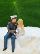 Marine Corps Wedding Cake Topper by Magical Day