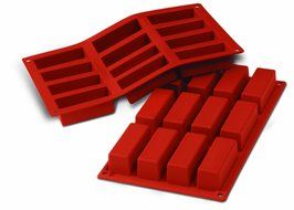Silikomart SF026/C Silicone Classic Collection Mold Shapes, Rectangle Cake N4