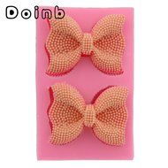 Doinb Jewel Butterfly Knot Bowknot Fondant Silicone Molds Outer Size 9.5x6x1.5CM GJM-1773 FDA N32