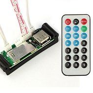 365Cor(TM)2015 Pro 5-12V DIY USB/SD/MMC MP3 WAV AUX Amplifier Decoder Board Module With Remote Controller