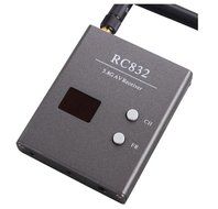 FPV RC832 5.8G 32CH AV Wireless Receiver For 5.8GHz Transmitter LED Display 32CH N5