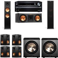 Klipsch RP-280F Tower Speakers-RP-250C-PL-200-7.2-Onkyo TX-NR838