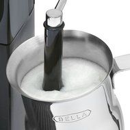 BELLA Personal Espresso Maker with Built-in Steam Wand and 5 Bar Pressure, black N5