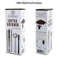 Chinu Manual Coffee Grinder with Ceramic Conical Burr Mill &ndash; 4 Piece Set, Includes Stainless Coffee Bean Scoop... N2