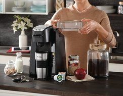 Mr. Coffee BVMC-SC500-1 Single K-Cup Brewing System, 24 oz, Black N2