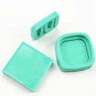 TANGCHU Dressing Case Lipstick Powder Puff Silicone Fondant Cake Chocolate Molds for Kitchen Baking N5