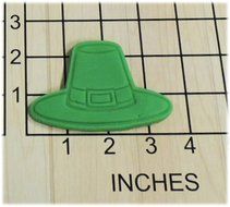 Thanksgiving Pilgrim Hat Fondant Cookie Cutter and Stamp #1381 N2