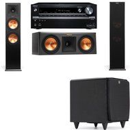 Klipsch RP-280F Tower Speakers-RP-250C-SDS12 -3.1-Onkyo TX-NR838