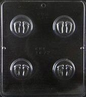 Baby Feet Cookie Chocolate Candy Mold Baby Shower 1672 N2