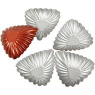 Yilove Non Stick 3" Shell Molds Tart Baking Cups Mini Cake Pans 5 Pack N8