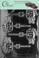 Cybrtrayd A014 Alligator Lolly Chocolate Candy Mold with Exclusive Cybrtrayd Copyrighted Chocolate Molding Instructions