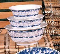 Thunder Group 12-Pack Blue Dragon Scalloped Bowl, 6-1/4-Inch Diameter, Blue