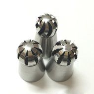 Russian Ball Tips 3Pcs/set, Kootips Sphere Ball Tips Russian Icing Piping Nozzles Tips Pastry Cake Fondant Cupcake