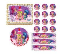 SHIMMER &amp; SHINE Edible Cake Topper Image Frosting Sheet Cake Decoration Edible (half sheet (10x16))