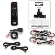 Acoustic Audio AA5104 Home Theater 5.1 Speaker System with Bluetooth and 2 Extension Cables N2