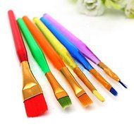 Y&amp;XL&amp;H 6 pcs Cake Brush Fondant Decor Painting Tool Icing Set Dusting DIY Sugarcraft N3