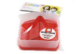 JAMMI BPA-Free Plastic Sandwich Saver and Shape Cutter for All Ages, Butterfly Design, 1-pack N5