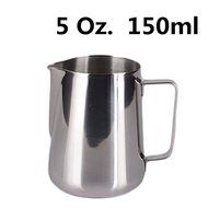 HULISEN 5 Oz. (150ml) Stainless Steel Espresso Coffee Pitcher Barista 150ml Craft Coffee Latte Milk Frothing Jug... N9