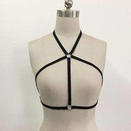 Underwear, PHOTNO Alluring Women Harness Bra Elastic Cage Bra Strappy Hollow Out Bra Bustier N21