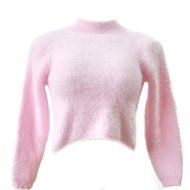 Blouse,BeautyVan Women Long-sleeved High-necked Shirt Umbilical Bottomed Plush Blouse (One Size, Gray) N21